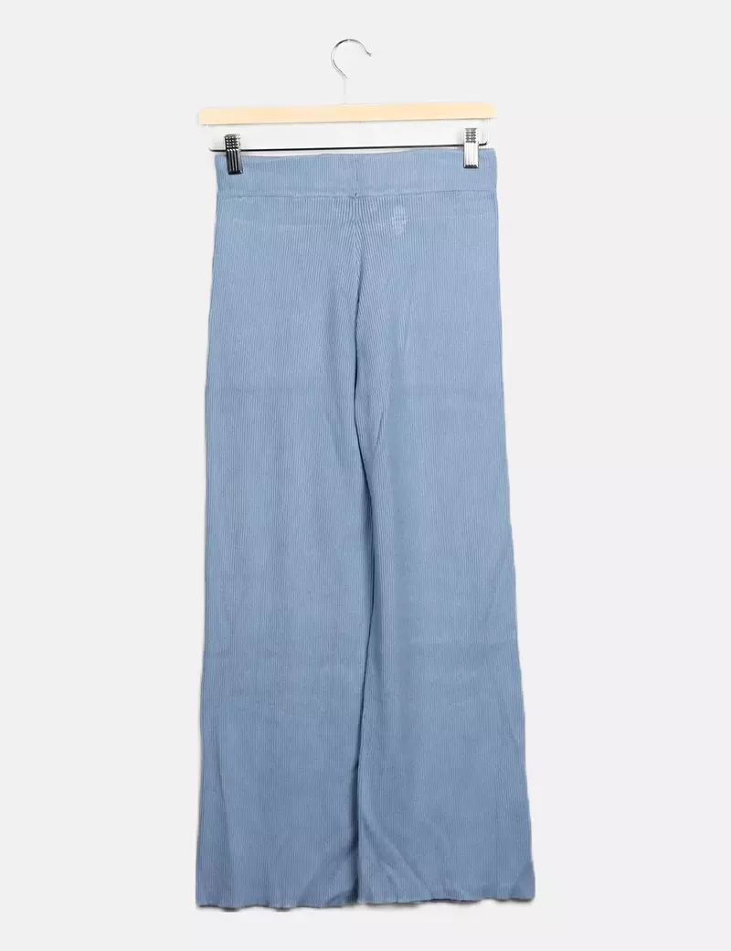 Stradivarius Pantalones de tela Rectos Canalé