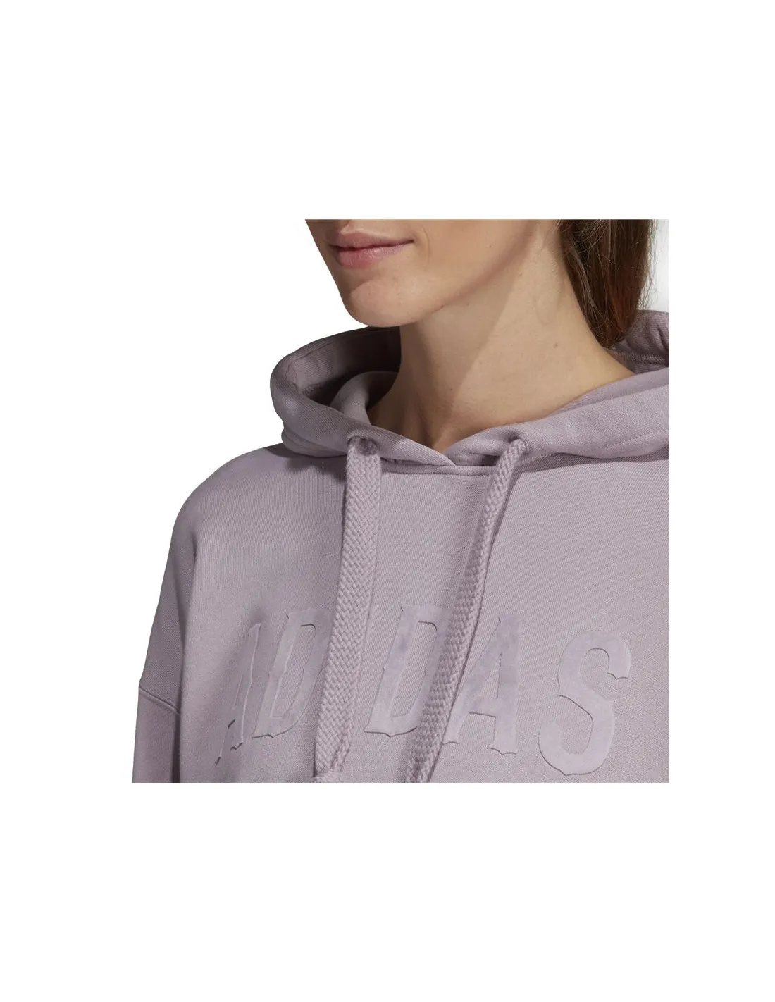 Sudadera adidas Cropped lila Mujer