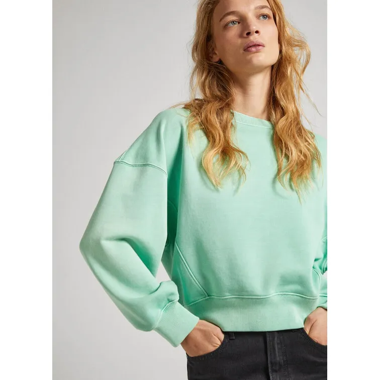 SUDADERA CUELLO REDONDO FIT CROPPED MUJER PEPE JEANS