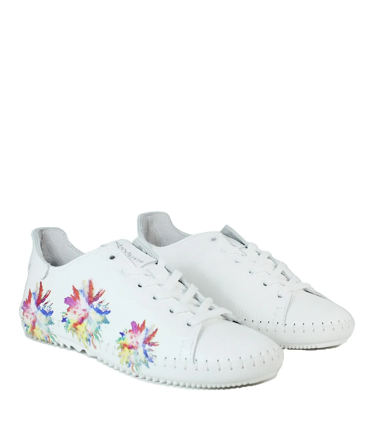 ZAPATILLAS DE PIEL BLANCO FLORIDO APLAUSO BOGOTA