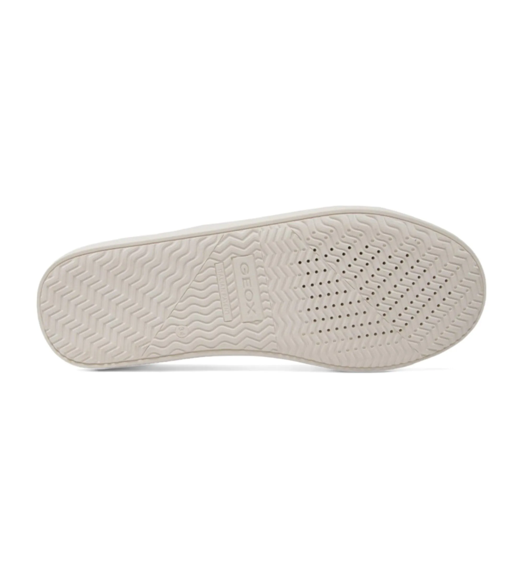 Zapatillas de piel Kathe blanco, bronce