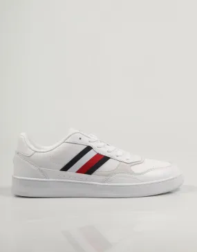  zapatillas TOMMY HILFIGER Court Cupsole Retro Lth Stripes en Blanco 83062