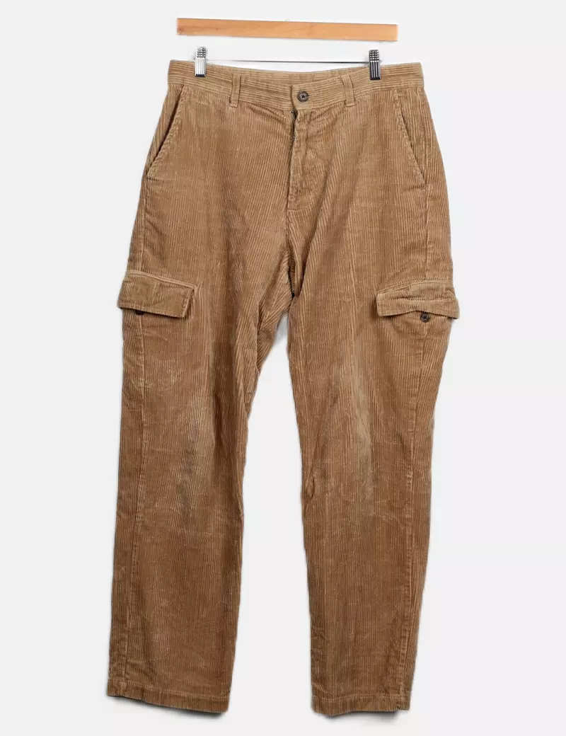 Zara Pantalones cargo Rectos De pana