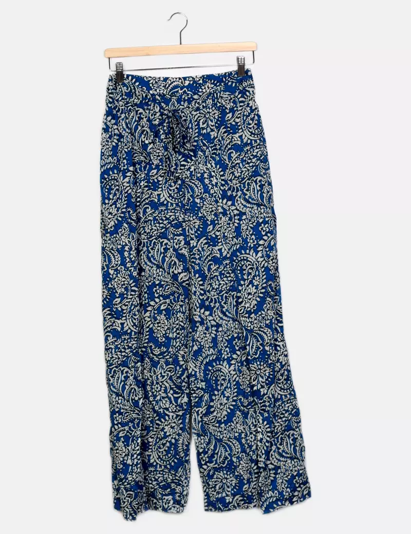 Zara Pantalones de tela Anchos