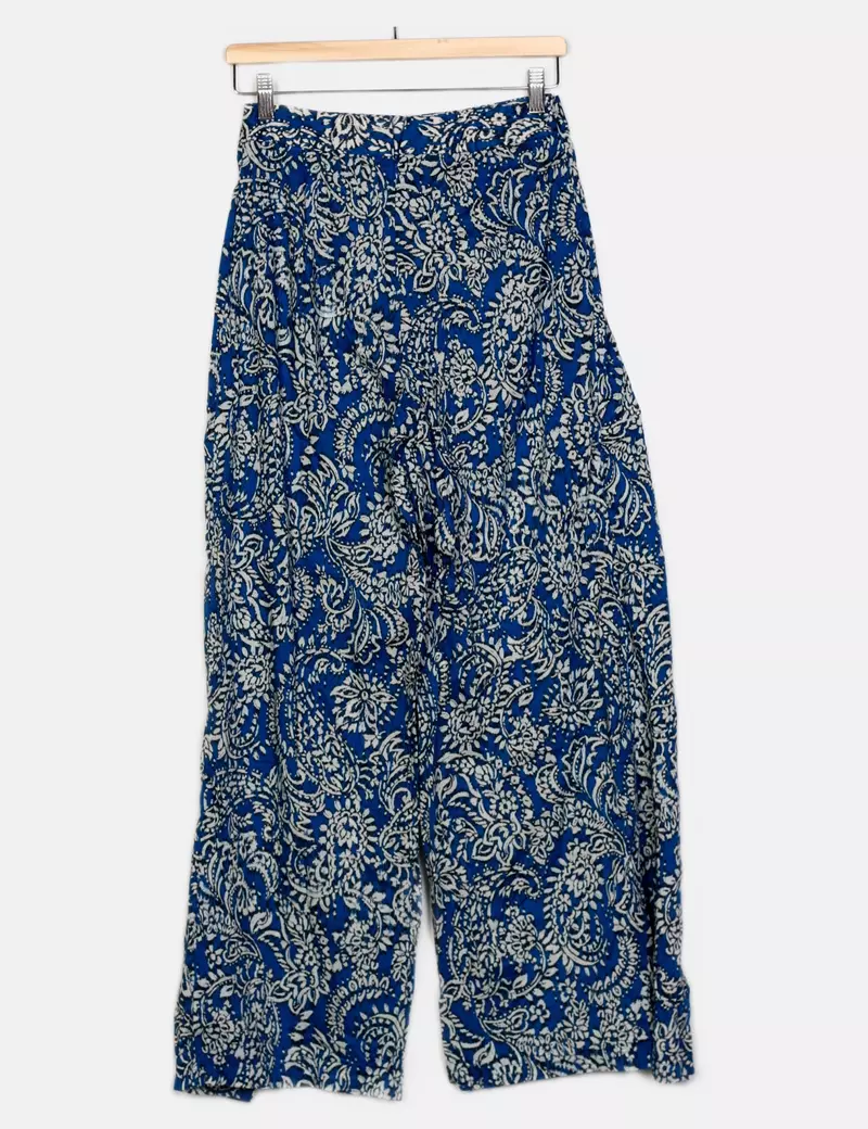 Zara Pantalones de tela Anchos