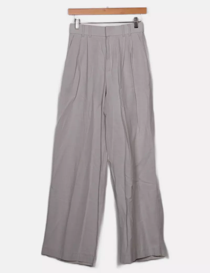 Zara Pantalones de tela Rectos