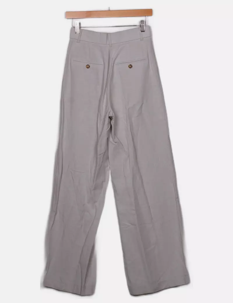 Zara Pantalones de tela Rectos